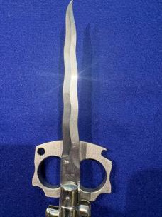 33cm Kris Blade Swivel Bolster Stag