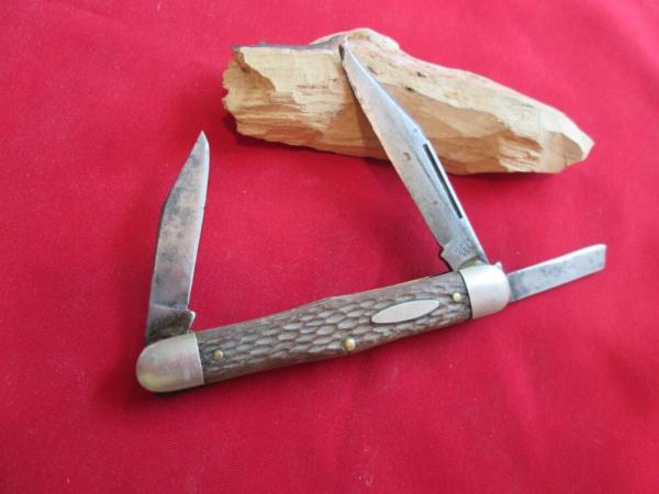 VTG ULSTER USA 3 Blade Swell Center Knife #63 (Rough, but Solid user EDC)