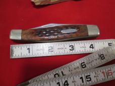 COWAN CREEK 3 Blade Jigged Bone Large 4+"  Stockman Knife