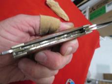 COWAN CREEK 3 Blade Jigged Bone Large 4+"  Stockman Knife
