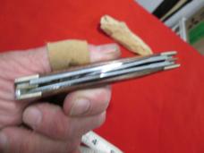 COWAN CREEK 3 Blade Jigged Bone Large 4+"  Stockman Knife