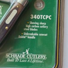 Vintage 1995 Schrade USA 34OTCPC Old Timer Stockman Knife Free Playing Cards NIP