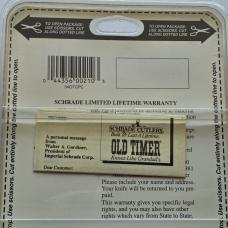 Vintage 1995 Schrade USA 34OTCPC Old Timer Stockman Knife Free Playing Cards NIP