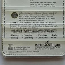 Vintage 1995 Schrade USA 34OTCPC Old Timer Stockman Knife Free Playing Cards NIP
