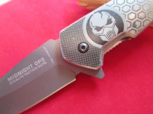 TAC-FORCE MIDNIGHT OPS Assisted Open Stealth Tactic Guts Skull TF-951