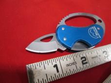 2003 BUCK KNIVES WHITTAKER 759 Blue Bottle Opener liner lock Knife - Disct'd