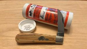 Great Eastern Cutlery GEC Farm amp Field 930126L quotWood Chipperquot Heart Pine Wood Covers