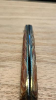 Great Eastern Cutlery GEC Farm & Field 930126L "Wood Chipper" Heart Pine Wood Covers