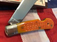 Schatt & Morgan Big Ole Cotton Sampler w/ Wowzer Orange'ish Yellow Bone Handles -NOS & NM