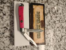 Roper Knifes Smooth Pink Sky Bone Little Peanut Pocket Knife NIB