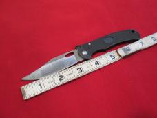AG RUSSELL Seki Japan Featherlite Black One Hand Open Pinch Locking Knife