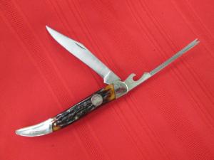 VTG REMINGTON USA STREN Fishing Line Filet Scaler 2 Blade Toothpick Knife