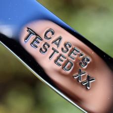 Unused Case's Tested XX Interchangeable hatchet, knife with stag handle & hand tooled sheath1935-40