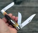 Case XX USA 10 dot 1970 pocketknife pattern 5375 with stag handles near mint