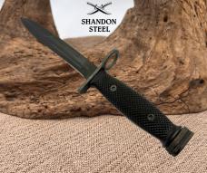 M7 Rifle Combat Knife Bayonet & Plastic M8A1 Scabbard Reproduction US Army USMC 