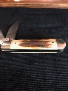 Case 5235 1/2 SSP 10-Dot Stag Pocket Knife from Collector's Set 75th Anniversary 1905-1980 