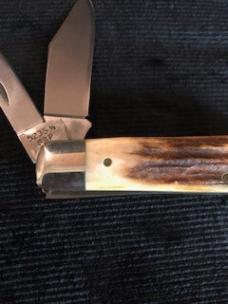 Case 5235 1/2 SSP 10-Dot Stag Pocket Knife from Collector's Set 75th Anniversary 1905-1980 