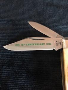 Case 5235 1/2 SSP 10-Dot Stag Pocket Knife from Collector's Set 75th Anniversary 1905-1980 