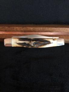 Case 5275 SP SSP 10-Dot Stag Pocket Knife from Collector's Set 75th Anniversary 1905-1980 