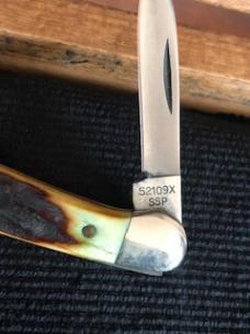 Case 52109X SSP 10-Dot Stag Pocket Knife from Collector's Set 75th Anniversary 1905-1980 