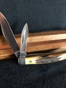 Case 5244 SSP 10-Dot Stag Pocket Knife from Collector's Set 75th Anniversary 1905-1980 