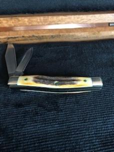 Case 5244 SSP 10-Dot Stag Pocket Knife from Collector's Set 75th Anniversary 1905-1980 