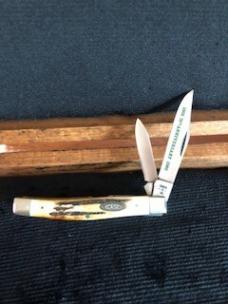 Case 5244 SSP 10-Dot Stag Pocket Knife from Collector's Set 75th Anniversary 1905-1980 