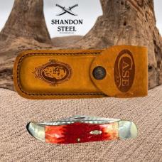 Case XX 31960 2023 Folding Hunter 2-Blade Carbon Steel Bone Handle w/Sheath NIB