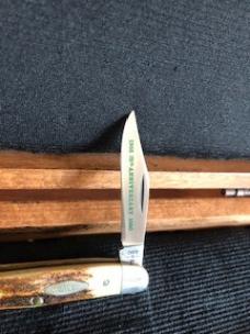 Case 5208 SSP 10-Dot Stag Pocket Knife from Collector's Set 75th Anniversary 1905-1980 