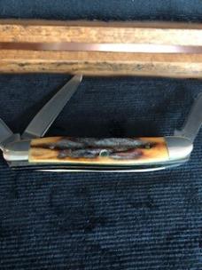 Case 5318 HP SSP 10-Dot Stag Pocket Knife from Collector's Set 75th Anniversary 1905-1980 