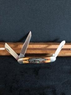 Case 5318 HP SSP 10-Dot Stag Pocket Knife from Collector's Set 75th Anniversary 1905-1980 