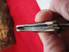 VTG CAMILLUS NEW YORK USA 3 Blade Small Serpentine Stockman Knife 
