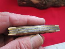 VTG CAMILLUS NEW YORK USA 3 Blade Small Serpentine Stockman Knife 
