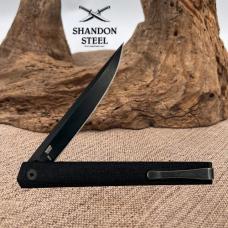 CRKT 7097K CEO Flipper Folding Knife Black Plain Edge Blade With Liner Lock (65)
