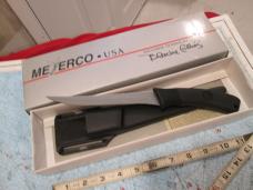 NEW NIB MYERCO BLACKIE COLLINS Design Fish Filet Knife & Sheath SEKI JAPAN 