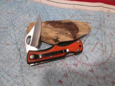 Small Little Stone River STIHL Lockback Knife (loose clip)
