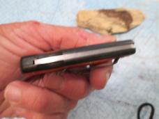 Small Little Stone River STIHL Lockback Knife (loose clip)