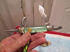 VTG KUTMASTER USA Girl Scouts Camp Utility Knife w/ bonus handmade paracord keyring 