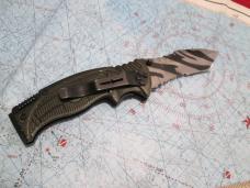 Modern CAMILLUS TITANIUM Thrash Liner lock One Hand Open Tanto Knife