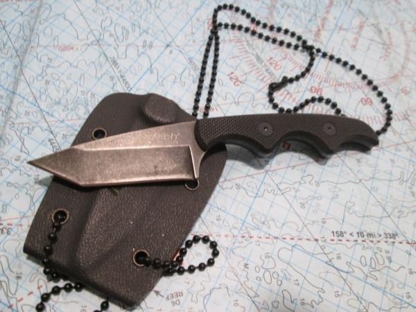 MTECH MT-673 Neck Knife Tanto Blade 