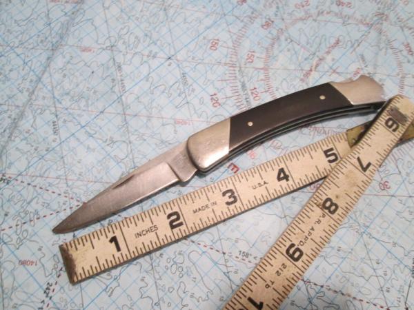 VTG BUCK (Script) USA 501 Lockback Knife (blade loss) VTG BUCK (Script) USA 501 Lockback Knife (blade loss)