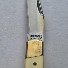 Vintage 1982 Schrade USA LB5 Bald Eagle Commemorative Lockback Knife CIB Box Sheath
