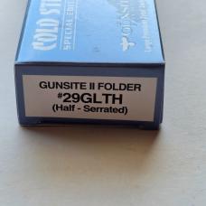 Cold Steel Gunsite II Folder 29GLTH Half-Serrated Tanto Zytel Lockback Knife NIB