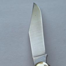 Vintage 1976 Schrade USA 260SC Scrimshaw American Eagle Folding Hunter Knife CIB