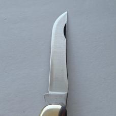 Vintage 1976 Schrade USA 260SC Scrimshaw American Eagle Folding Hunter Knife CIB