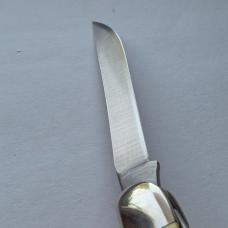 Vintage 1976 Schrade USA 260SC Scrimshaw American Eagle Folding Hunter Knife CIB