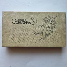 Vintage 1976 Schrade USA 260SC Scrimshaw American Eagle Folding Hunter Knife CIB