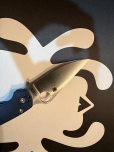 Spyderco Paramilitary 2 Compression Lock Knife Cobalt Blue G-10 (3.45" Satin)