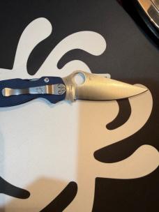 Spyderco Paramilitary 2 Compression Lock Knife Cobalt Blue G-10 (3.45" Satin)