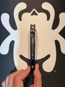 Spyderco Paramilitary 2 Compression Lock Knife Cobalt Blue G-10 (3.45" Satin)